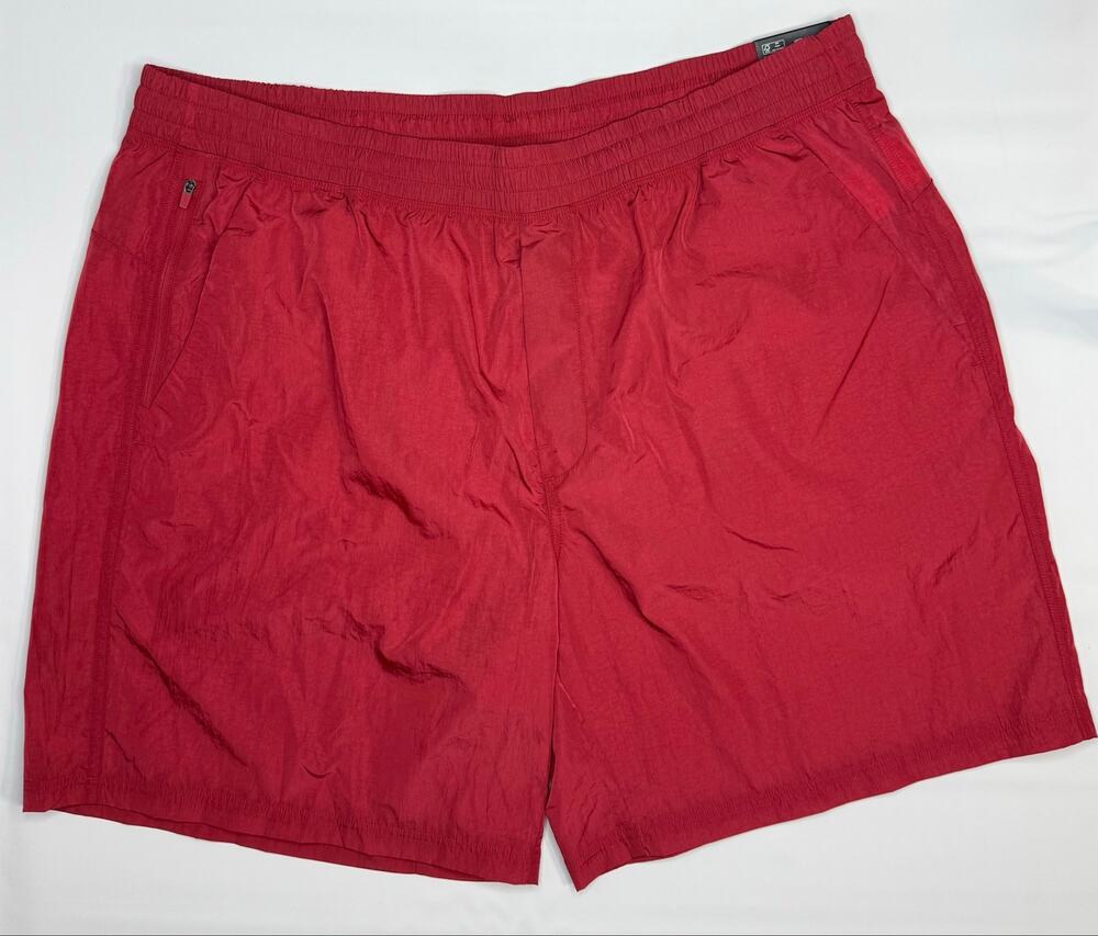 VRST All-In Unlined Shorts Mens XXL Cranberry Crisp Shine NWT 7”